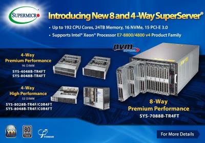 Supermicro to Launch World’s Highest Density 8-way SuperServer
