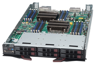 ServerWatch Reviews the Supermicro SBI-7128-C6N and 10-slot Chassis